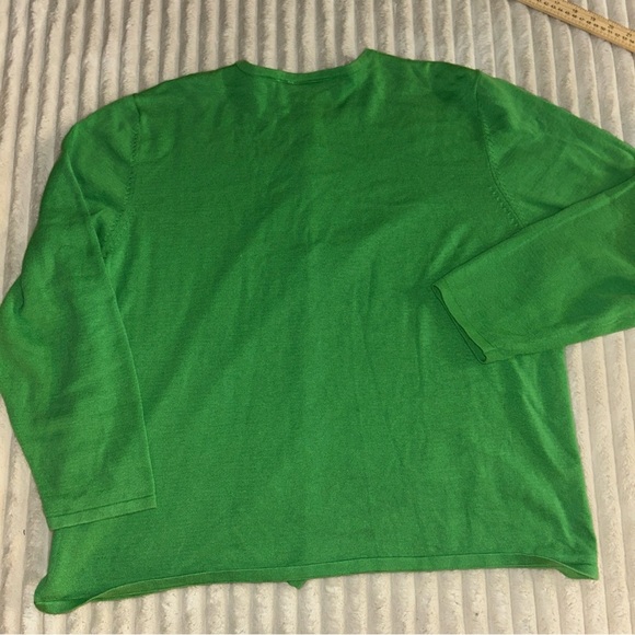 Green Holiday Sweater with Festive Characters Ugly Christmas Sweater - Picture 6 of 8